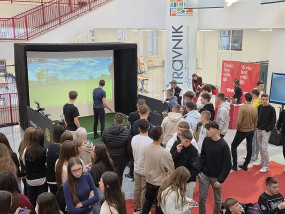 Golf simulator u centru pažnje IT.Reboot konferencije