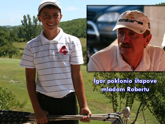 Igor Baroš poklonio štapove mladom Robertu