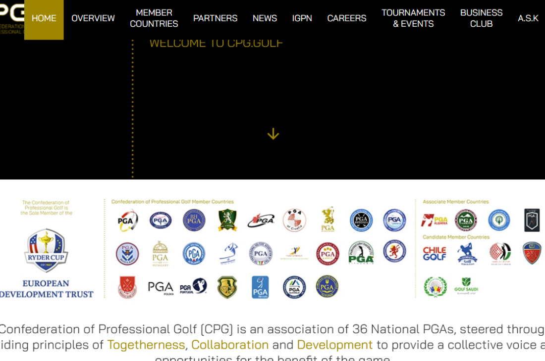 PGA BiH punopravni član PGA Europe (CPG)
