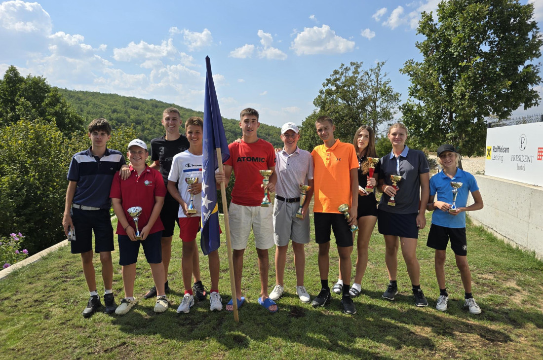 Sarah Tataragić, Vanja Miralem i Dal Smajić juniorski prvaci BiH u golfu