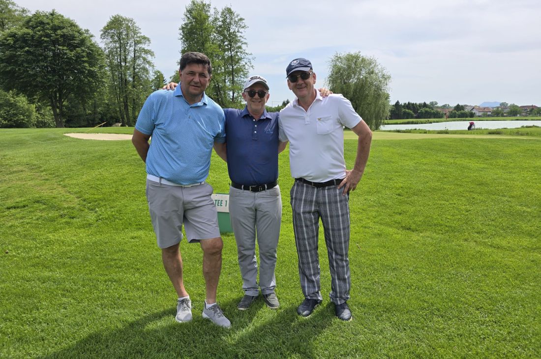 Dejan Šaran i Mahir Kadrić u posjeti golf terenu Ptuj Slovenija