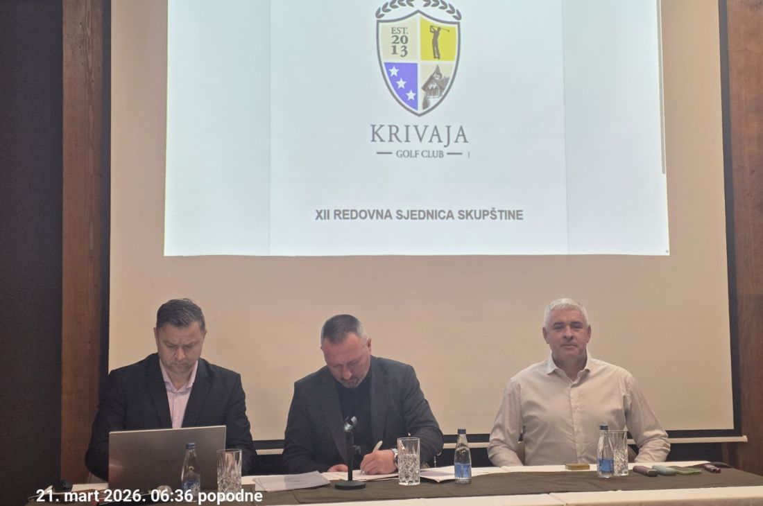 Održana 12. redovna sjednica Skupštine Golf kluba Krivaja
